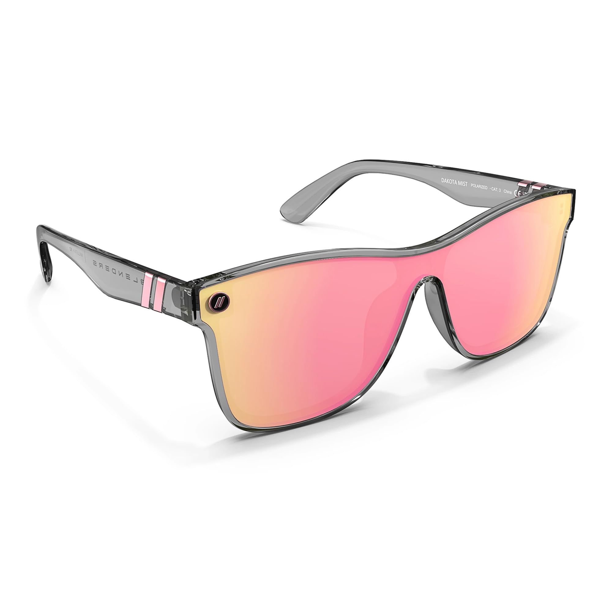 Blenders Eyewear Millenia X2 – Polarized Sunglasses – Flat, Mirrored Lens – 100% UV Protection – For Men & Women