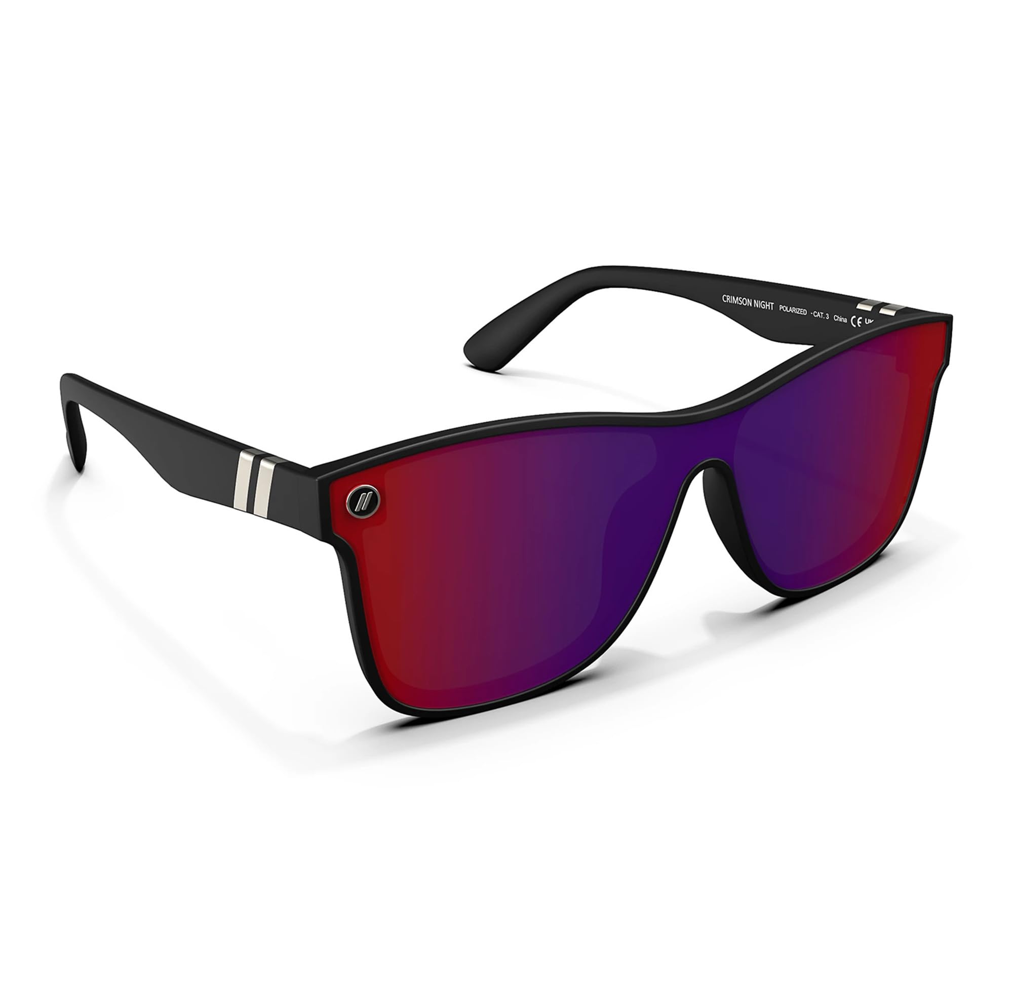 Blenders Eyewear Millenia X2 – Polarized Sunglasses – Flat, Mirrored Lens – 100% UV Protection – For Men & Women