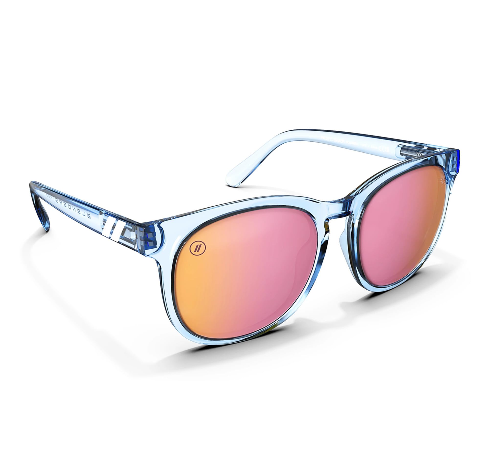 Blenders Eyewear H Series – Polarized Sunglasses – Round Cat Eye, Spring Loaded Hinge – 100% UV Protection – For Women